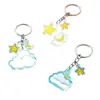 Chaveiro acrílico personalizado para fãs de celebridades, fofo e criativo, mercadoria DIY de desenho animado e anime, pingente de logotipo transparente