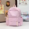 Mochila Casual Japonesa Lantejoula Estilo Ins Bolsa Escolar Estudante Grande Capacidade Alta Aparência Mochila de Duas Alças Alunos do Ensino Fundamental II e Médio