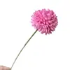 Flor de Crisântemo Bola de Ramo Único Flor de Crisântemo Bola de Ping Pong Dente-de-Leão Flor Artificial Decoração de Arranjo de Flores em Vaso para Sala de Estar Transfronteiriço