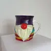 Caneca de Livro Pintada Nova Mais Vendida Transfronteiriça, Caneca Criativa de Luxo Pintada em Formato de Livro, Copo de Café para Bebidas Frias