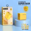 Carregador duplo PD duplo USB de 20W para telefone celular Apple 15 Huawei tipo C duplo cabeça de carregamento rápido inteligente