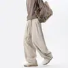 Coleção Outono 2026: Calça Comprida Tecido Composto Estilo Linho HK26152, Tamanhos M-5XL, HK26998 - Especial P25