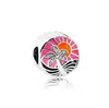 Huiyue Verano Playa Árbol de Coco Colorido Goteo de Aceite Cuentas de Agujero Grande diy Pulsera Accesorios con Cuentas