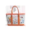 Bolso Cubo Versátil Estilo Cesta Modelo Nuevo 2025 Bolso de Mano Versátil con Graffiti Bolso de Hombro Bolso Cruzado de Nicho para el Día a Día