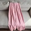 2026 Verano Nuevo Lino Juvenil Casual Pantalones de Pierna Ancha Pantalones de Pierna Recta Cintura Elástica Pantalones Largos Venta al por Mayor H15DK12889