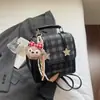 Mochila Mini Xadrez Exquisita Modelo Novo 2026 Feminina Transfronteiriça, Bolsa de Ombro de Alto Estilo para o Dia a Dia
