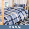 Juego de cama de tres piezas de terciopelo diamante individual cálido para dormitorio de estudiantes al por mayor