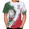 Camiseta Bandera de Italia Emblema Nacional Italiano Impresión 3D Ropa Urbana Hombres Mujeres Camiseta Oversize de Manga Corta