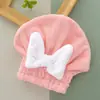 Gorro para Secar el Cabello, Súper Absorbente y de Secado Rápido, Estilo Lazo, Nueva y Linda Toalla para Secar el Cabello, Gorro de Ducha para Lavar el Cabello, Pañuelo para la Cabeza para Mujer