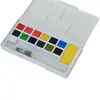 Acuarela Sólida de 24 Colores, Pigmento de Acuarela Fabricante de Ningbo Acuarela Sólida de 24 Colores en Caja de Hierro al por Mayor