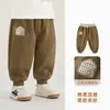 Kaka Panda Roupas Infantis Calças para Meninos Outono Roupa Esportiva Infantil Calças Longas de Outono para Meninas Calças de Moletom para Bebês e Crianças Pequenas Modernas