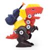 Juguete de Ensamblaje de Huevo de Dinosaurio DIY para Niños y Niñas, Set Divertido Desmontable de Girar Tornillos, Catapulta Educativa