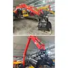 Máquina de Gancho com Braço Estendido, Garra Hidráulica de Abertura Dupla, Braço de Garra Modificado para Escavadeira com Braço Estendido e Caçamba Bivalva