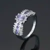 Anillo ovalado de gema de deseo transfronterizo, anillo geométrico exagerado, metal galvanizado, joyería de nicho, anillo de temperamento y personalidad femenina