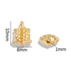 Contas Plásticas Irregulares Cor Mista Dourado e Prata Flor Borboleta Contas Espaçadoras Ccb Acessórios para Joias DIY Colar Pulseira Brincos