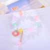 Pulseira Pequena Fresca Estilo Coreano, Pulseira de Frutas Cor Doce Fofa, Pulseira de Cristal Simples Estilo Floresta Melhor Amiga Estudante Pulseira