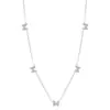 Collar de Cadena para Clavícula de Mariposa Estilo Coreano para Mujer, Estilo Nuevo, Sencillo, Versátil, Moderno, de Nicho, de Alta Gama, Collar Deslizante