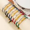 Pulsera de acero inoxidable con logo grabado transfronterizo de Amazon, pulsera de acero de titanio grabable con láser, pulsera tejida pequeña para regalo DIY