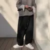 2022 novo estilo japonês moderno retrô calças casuais retas masculinas versátil marca da moda folgado workwear calças de perna larga