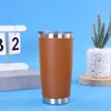 Taza de Coche Transfronteriza de 20 oz Doble Capa al Vacío Termo de Acero Inoxidable 304 Aislamiento Térmico y Frío Hielo Personalización