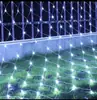 Luces de red LED, luces de red de pesca, luces de cadena de cielo estrellado, luces decorativas solares, luces de colores, luces de malla para árboles, luces de ambiente para exteriores