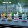 Decoración Creativa y Linda de Gato Giratorio para Coche, Adorno de Gato Siamés Giratorio para Aliviar el Estrés y Mejorar el Ánimo, Regalo Elegante