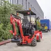 Cargadora de doble propósito para construcción y mantenimiento de carreteras, pala frontal y retroexcavadora trasera, máquina multipropósito, cargadora de doble propósito semicerrada