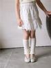 WTD878 Calcetines de Primavera para Niños Nuevos Bebé Color Brillante Oreja de Madera Media Pantorrilla Vaina Viento de Princesa Calcetines Apilables Modernos