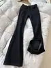 Jeans Reto Grosso com Forro de Fleece Azul Vintage Feminino Inverno Plus Size Menina Cheinha Cintura Alta Elástico Cobre o Quadril Emagrecedor Micro Flare