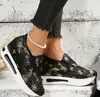 Moda Feminina 2024 Sapatos Casuais Respiráveis de Malha com Salto Interno e Solado Plano Suporte para Plataforma Transfronteiriça Drop Shipping