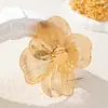 Broche Flor Elegante Elegante Retro Moda Venda Quente Transfronteiriça com Pérola Artificial Incrustada Adequado para Mulheres Usarem em Banquetes e Festivais