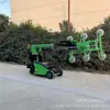 Carro con ventosas de vidrio con ruedas puede inclinar 360 grados deg Girar 90 grados deg Brazo telescópico hidráulico abatible camión de ventosas de vidrio