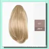 Presilha de alto rabo de cavalo com fivela interna peruca Feminina Cabelo liso curto e leve micro ondulação pequena presilha curta fivela interna rabo de cavalo peruca atacado