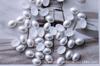 Pérolas de Vidro Planas Estilo Shijia, Strass de Formato Irregular, Strass Branco Australiano de Formato Irregular, Pérolas de Vidro Planas em Formato de Coração para Joias DIY