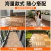 Deck de Compuesto para Patios Exteriores y Jardines, Sistema de Instalación Propia Click-Lock, No Requiere Viguetas, Renovación de Balcones, Piso Impermeable y Anticorrosivo Entrelazado