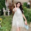 Vestido para Mujeres Petite Verano 2025 Nuevo Diseño Blanco Primer Amor Dulce Hombros Descubiertos Cuello Halter Vestido Muñeca Moderno