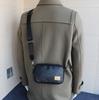 Bolsa Pequena Masculina Vintage de Couro Macio Moda Jovem Pequena Bolsa de Peito Tendência Bolsa de Ombro Bolsa Quadrada Pequena Bolsa Transversal Masculina Bolsa Messanage