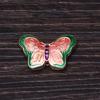 Accesorios DIY Plata Tibetana Horneada Azul con Cuentas Esmalte Cloisonné Libélula Mariposa Cloisonné
