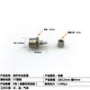 Conector de parafuso rápido pneumático original PC fio externo de parafuso rápido direto de latão parafuso rápido direto através da porca de travamento do conector do tubo de gás direto