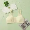 En stock: Ropa interior de desarrollo para niñas, sin varillas, para adolescentes, fina, transpirable, cómoda, con tirantes ajustables