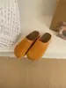 Novedad Primavera 2026 Estilo Redondo Sin Cierre Medias Pantuflas Mate Antideslizantes Pantuflas Birkenstock Que No Se Resbalan del Talón y Son Sandalias Versátiles