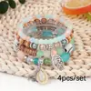 Nuevo traje bohemio Pulsera Pulsera de concha de hoja Moda europea y americana Explosiones Comercio exterior Transfronterizo Combinable Personalidad