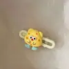 Presilhas de cabelo de brinquedo alimentício famosas na internet estilo um yuan, acessórios de cabelo para crianças, acessórios de cabelo fofos populares para venda em barracas e mercados noturnos, frutas de desenho animado