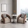 Conjunto de Mesa y Sillas de Hotel de Moda para Balcón, Conjunto de Tres Piezas para Ocio en Balcón, Área de Descanso de Salón de Belleza, Área de Recepción, Una Mesa y Dos Sillas