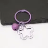 Llavero Transparente de Acrílico Personalizado Color Caramelo Estrella de Cinco Puntas Campana Lindo Accesorio Colgante para Mochila Bolsos de Pareja