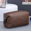 Bolsa de Higiene Pessoal Masculina Portátil de Viagem de Alta Qualidade Europeia e Americana, Impermeável e Resistente ao Desgaste, para Viagens de Negócios, com Armazenamento para Lâmina e Produtos de Skincare