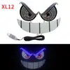 Luz de Expressão para Carro Olho de Diabo Mais Vendida Transfronteiriça, Luz Criativa de Rosto Sorridente Dinâmico de LED, Luz Decorativa para o Vidro Traseiro do Carro