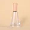 Botella de Vidrio Cónica Nueva 15ml Degradado Marrón Mate Botella de Aceite Esencial Botella de Esencia para el Cuidado de la Piel Venta al por Mayor