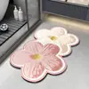 Alfombrilla de Barro Diatómico para Suelo de Baño en Casa, Absorbente, Secado Rápido, Alfombrilla Antideslizante para Inodoro, Baño y Aseo