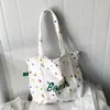 Bolsa Leve de Nylon Coreana, Grande Capacidade, Bolsa Casual para Fitness, Bolsa para Computador, Bolsa de Ombro Tote Portátil para Aula e Deslocamento